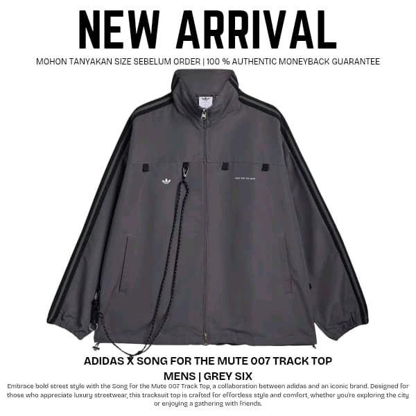Adidas X Song for the Mute 007 Track Top Pria Mewah dan Nyaman Original 100% - Jaket Pria