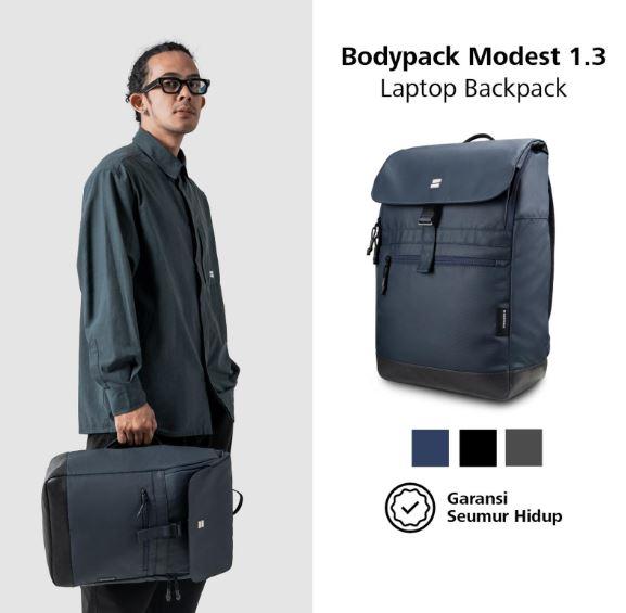 g0nur BODYPACK MODEST 1.1 1.2 1.3 LAPTOP BACKPACK tas ransel daypack jinjing bag garansi lifetime li