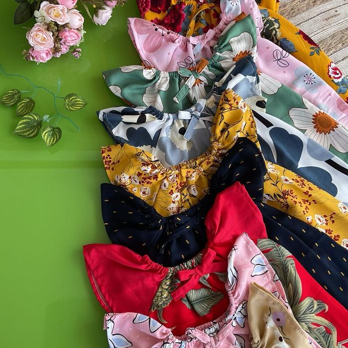 Paket usaha daster rayon anak ( usia 6bulan - 1,5tahun ) / grosir baju anak Perempuan / fashion anak