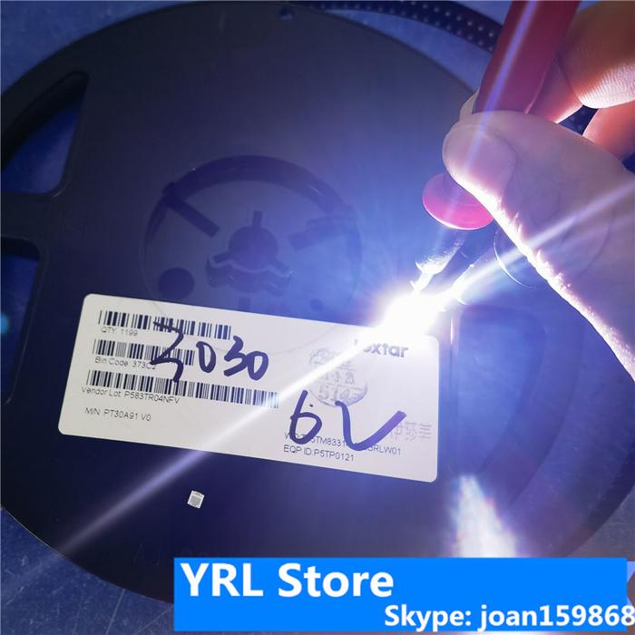 500pcs FOR Ronda 3030 LED SMD  Lamp Beads 6V  Used in