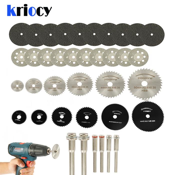 Diamond Cutting Discs Metal Saw Blade Set HSS Mini Circular Saw Blade