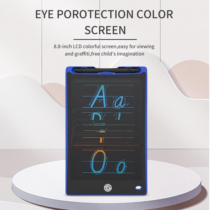 8.8 Inch LCD Writing Tablet Kids Drawing Learning Games Portable