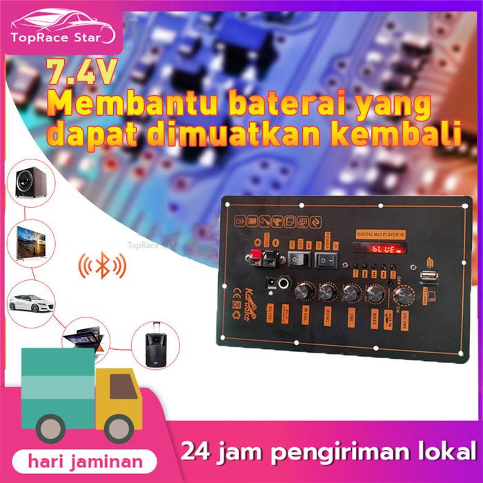 Papan Decoder Amplifier Audio / Daya Pemutar MP3 USB Untuk Audio Kendaraan Accs / Kit Speaker Blueto