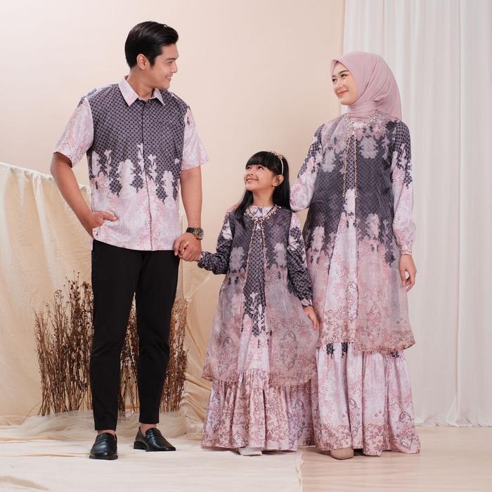 Havanah - raya series edisi family set exclusive by 4season hijab Baju Gamis Couple Muslim