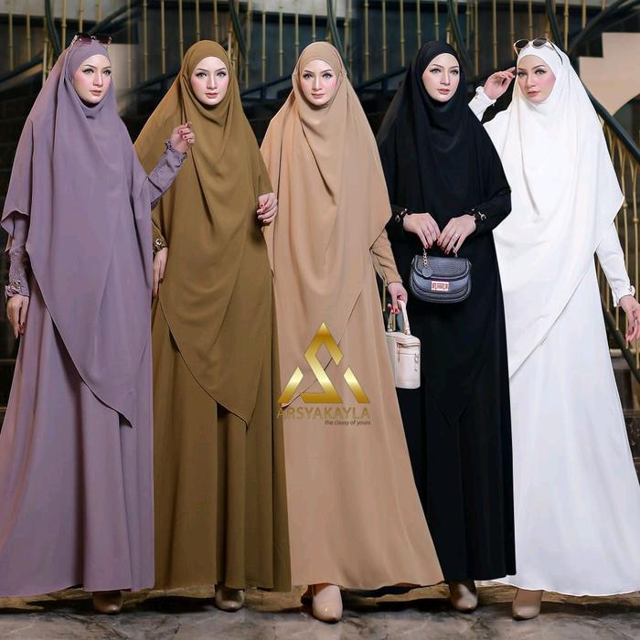 Gamis Maryam set hijab FK Design by wan arsyakayla