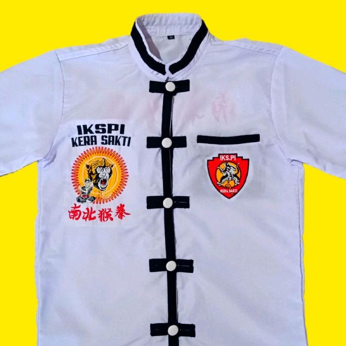 hem putih iks kera sakti /hem 55/ kemeja putih iks kera sakti