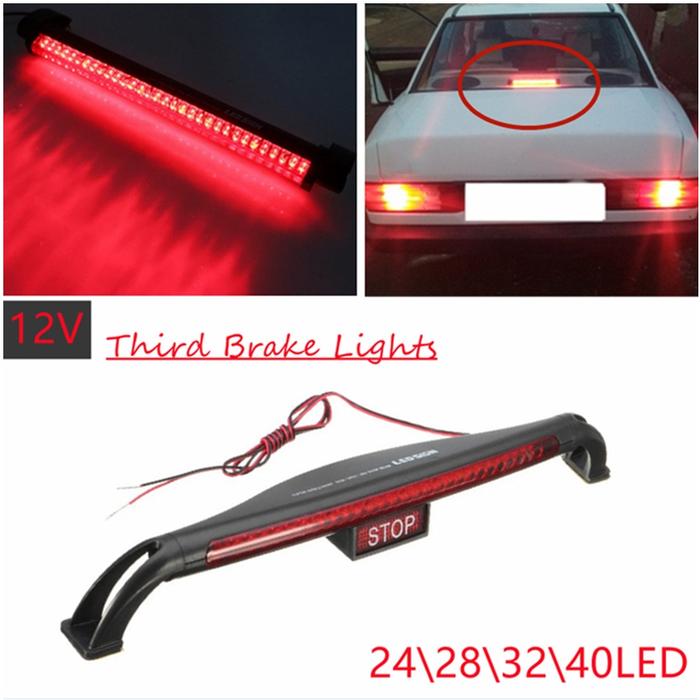 28LED lampu stop mobil Universal lampu rem atas lampu spoiler Lampu rem spoiler stop rem belakang mo