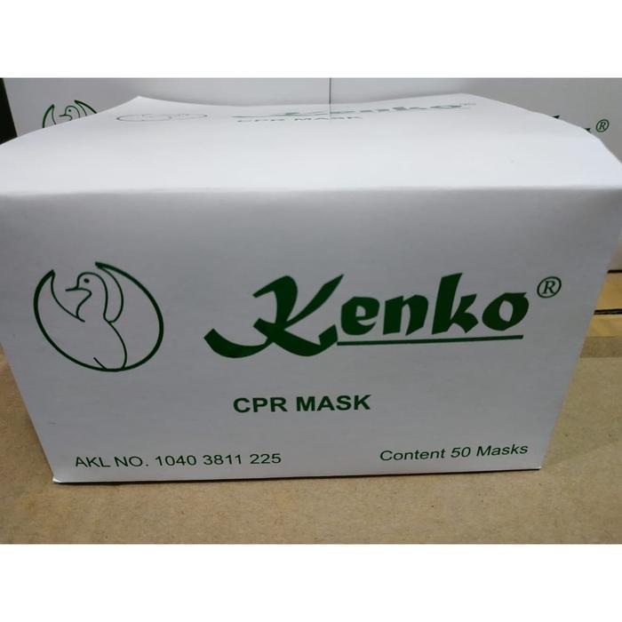 Mouth To Mouth Mask Cpr / Masker Cpr Kenko / Cpr Face Shield / Frist Aid Mask Pasti Ori