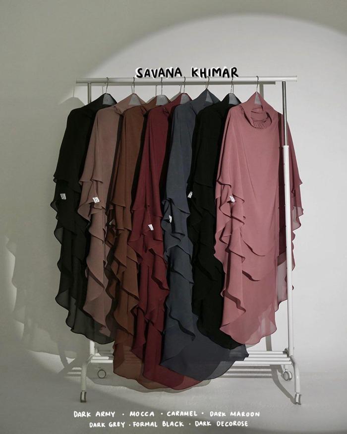 Savana Khimar Long & Short By Sofni