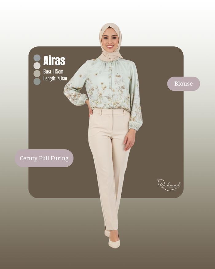 Atasan wanita dewasa Blouse Airas Ceruty Full Furing