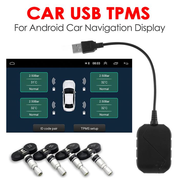 USB TPMS for Android Car Radio DVD Player USB 3.0 Auto Tire Tyre
