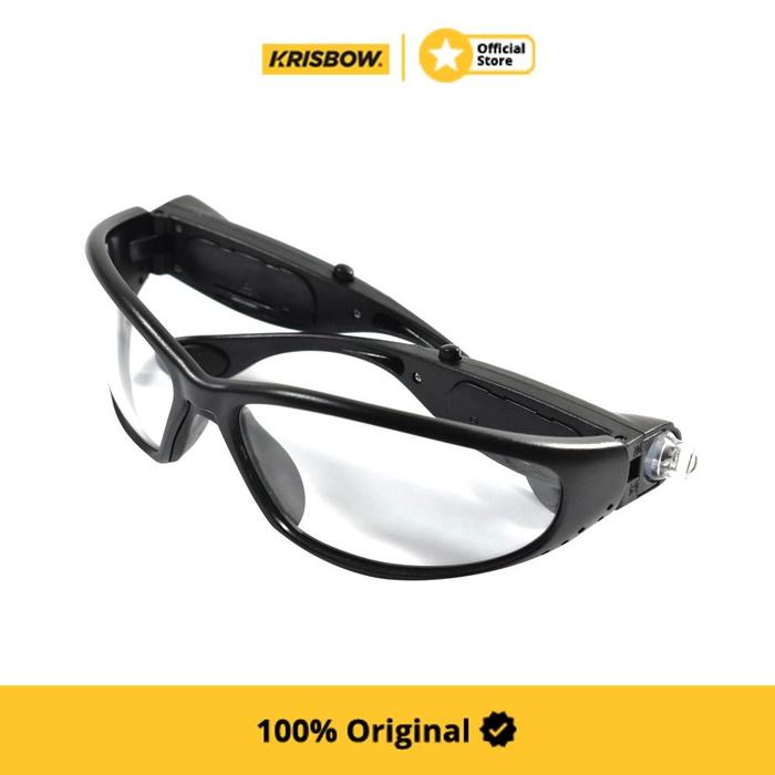 Krisbow Spectacle Kacamata Pengaman Dengan Lampu Led