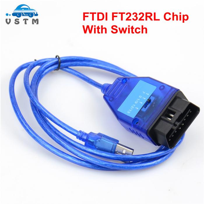 Newest For VAG 409 FTDI FT232RL Chip 409 Cable OBD2 Auto