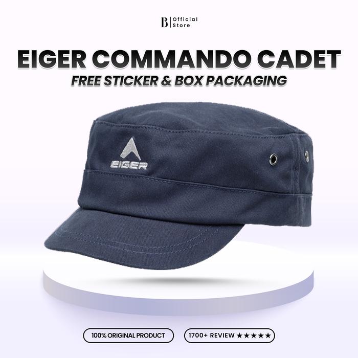 TOPI EIGER COMMANDO CADET CAP - NAVY BIRU PRIA WANITA