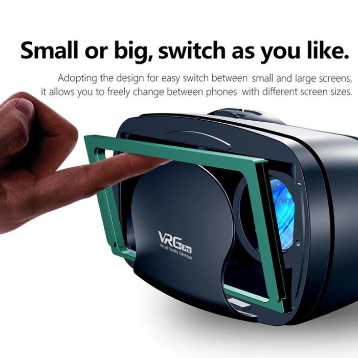 VRG PRO VR Kacamata Virtual Reality 3D Kacamata Layar Penuh Visual