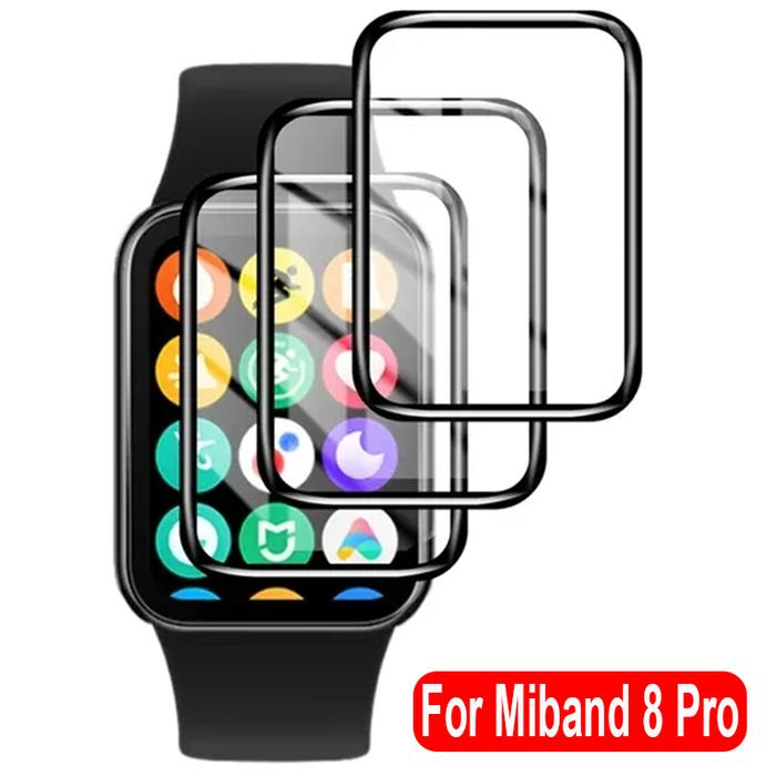 Protective Film for Xiaomi Mi Band 8 Pro Screen Protector Anti-scratch Full Coverage Cover for MiBan