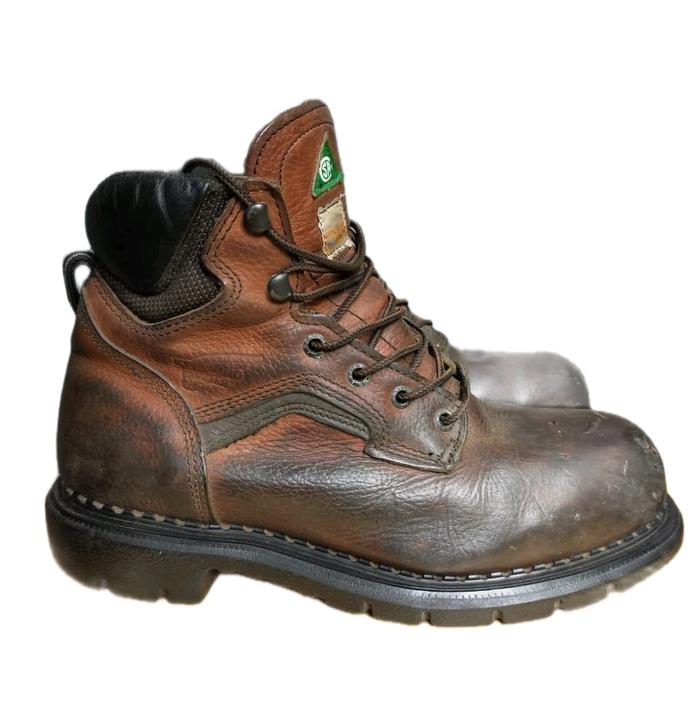 Red Wing Sepatu Boots Original Safety 3526 Size 41 Made in USA Kondisi Utuh Dalam Bersih Kering Tera