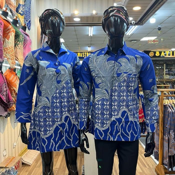 Baju Batik Kemeja Tunik Bahan Katun Prima Premium Model Tunik Dan Kemeja Jaitan Semi Jas Seragam Cou