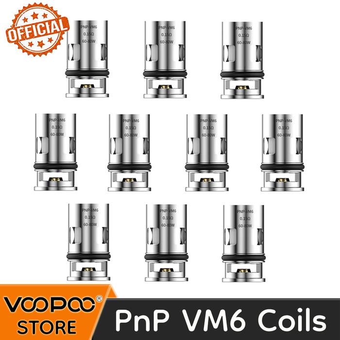 VOOPOO PnP VM6 Coil 0.15ohm Resistance DL Mesh Coil 60-80W fit VOOPOO