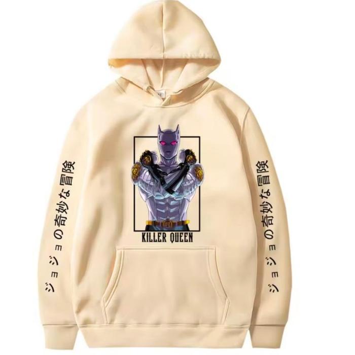 Hoodie Jojo Bizarre Adventure Killer Queen manga