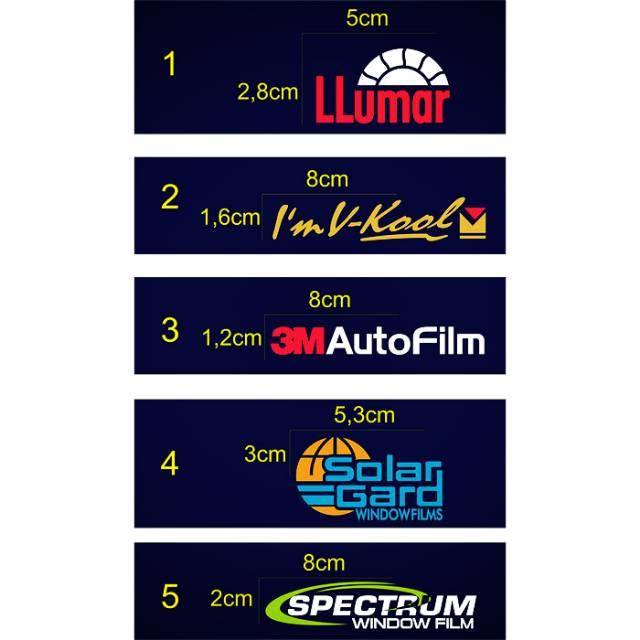 Cutting sticker merk kaca film mobil