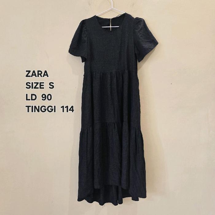 95.  (Preloved Like New) ZARA LONG DRESS AUTHENTIC