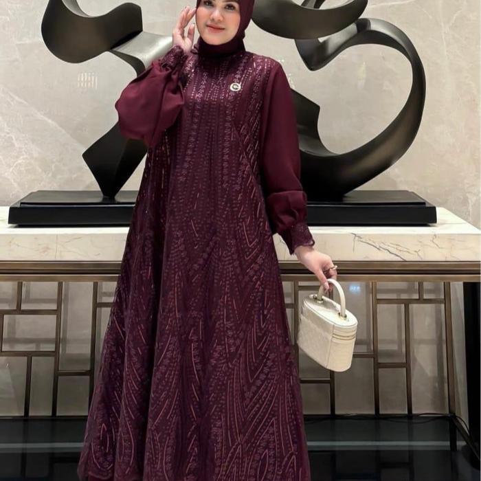 Gamis lune lace amore ruby / Gamis amore by ruby / Luna lace amore by ruby / amore by ruby / luna la