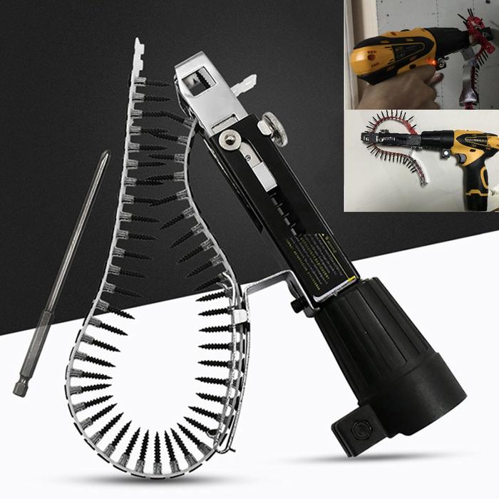 Automatic Screw Spike Chain Nail Gun Adapter Screw Gun for Electric
