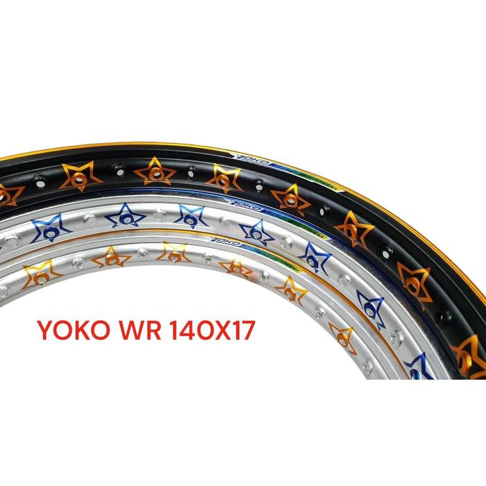 VELG YOKO WR 140 17 SILVER STAR Motor Motorcycle