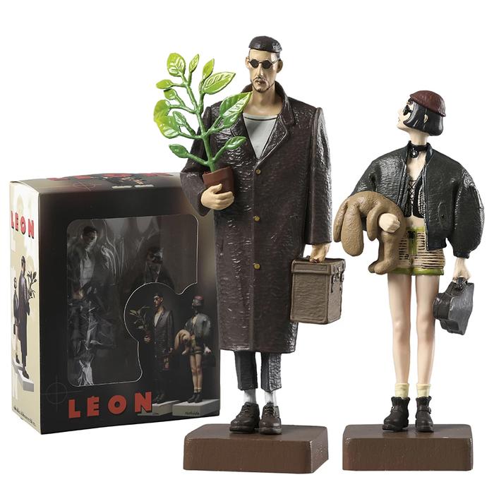 The Professional Leon & Mathilda Figurine Doll Collectible Model Decoration Toy 2-pack