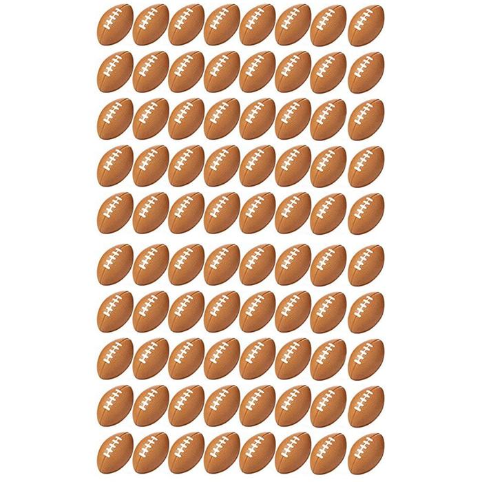 80Pcs Rugby Stress Ball, Mini Foam Sports Ball, Foam Sports Ball For