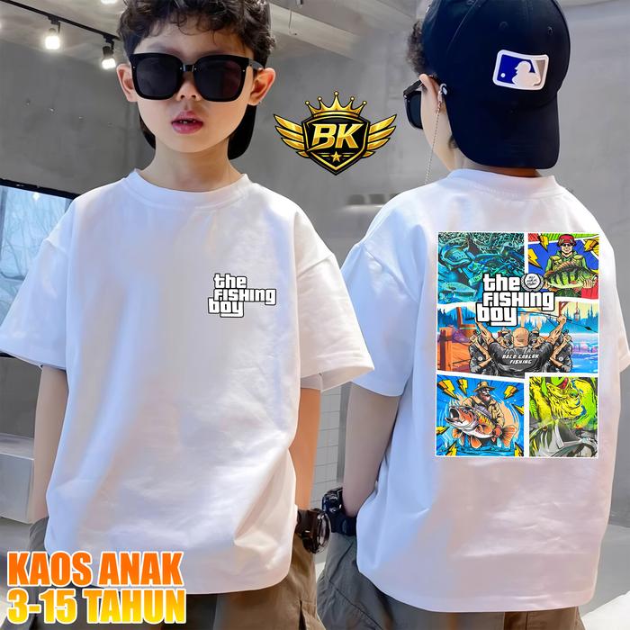 Kaos Mancing Anak, LIKE Jersey Mancing Anak, Baju Mancing Anak