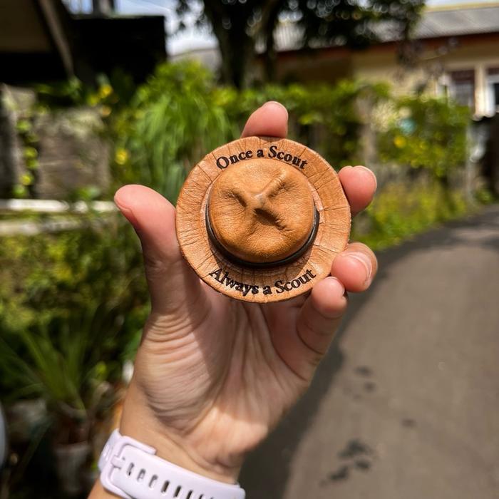 Ring Kacu Kulit / Woggle leather Baden powell hat