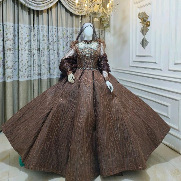 Sari India payet Wanita Pengantin pernikahan