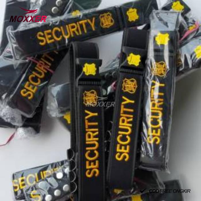 Sabuk Kopel Klick Satpam Security Banser Atribut Ikat Pinggang Perlengkapan Banser Satpam Security