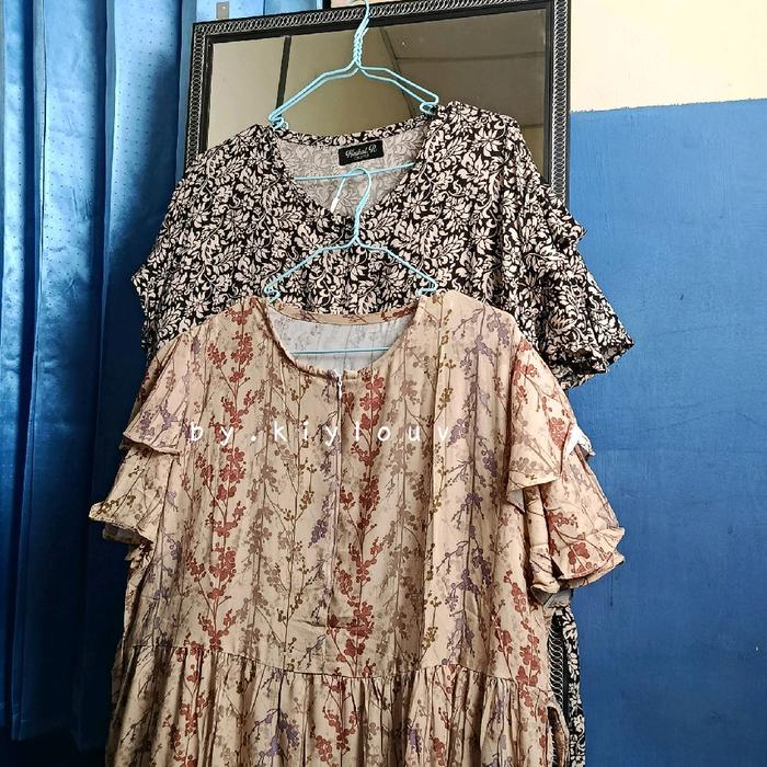 daster kanaya - daster rayon premium - home dress - dress rumple - daster susun