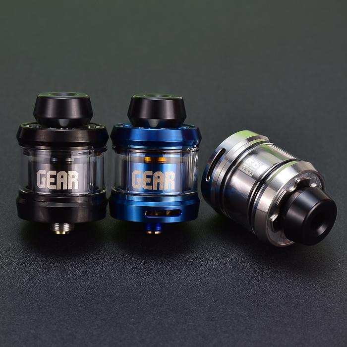 Gear RTA Atomizer E-ette Dapat Dirakit Kembali Koil Tunggal 24Mm