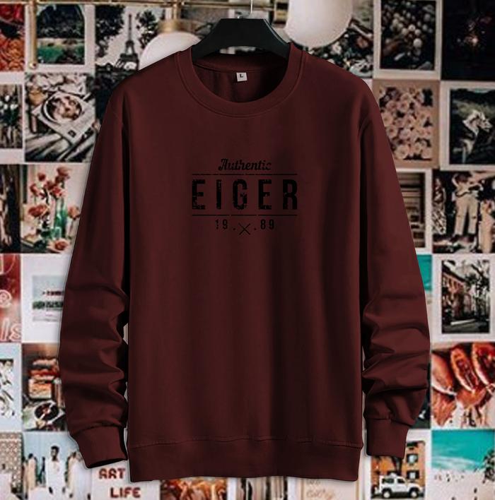 (BAYAR DITEMPAT)Jaket Hoodie eiger COMBI tegak Basic Distro Cewek/Cowok UK S,M,L,XL,XXL,XXXL,4XL,5XL