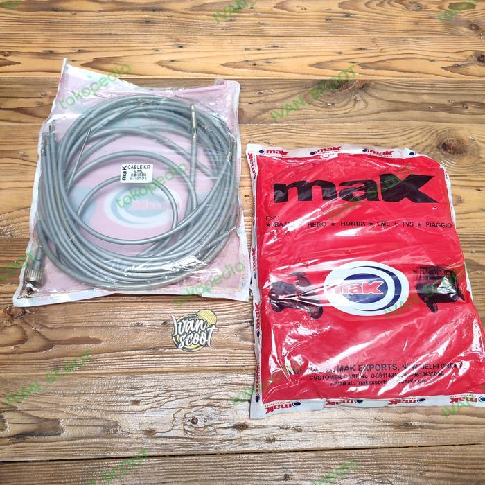 KABEL SET VESPA KABEL KIT VESPA KABEL GAS KOPLING VERSNELING VESPA
