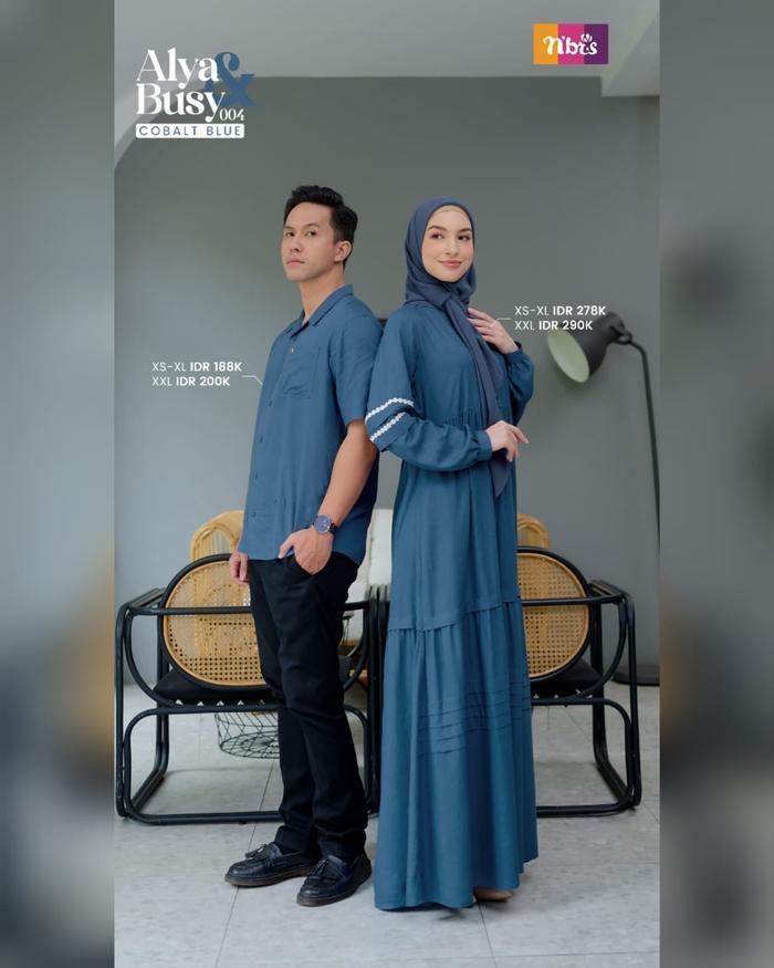 Promo Couple Alya & NBRS Busy 004 GAMIS DAN KOKO KEMJA NIBRAS COD