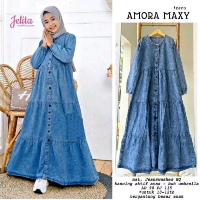 AMORA MAXY KIDS GAMIS JEANS ANAK SUSUN