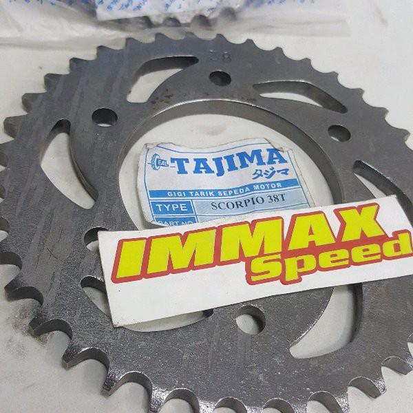 Sprocket Gir Gear Blkg Belakang 428 35 36 37 38 39 40 41 42 43 44 45 RXZ Jupiter MX Z Vega sss satri