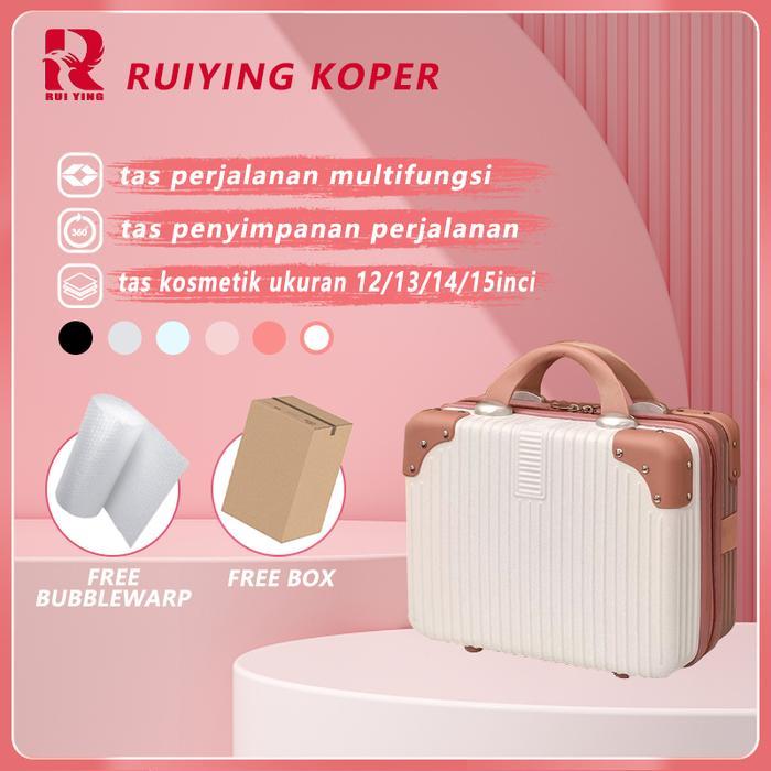 【RUIYING KOPER】A916 Tas kosmetik murah, tas makeup portabel, tas penyimpanan perjalanan yang stylish