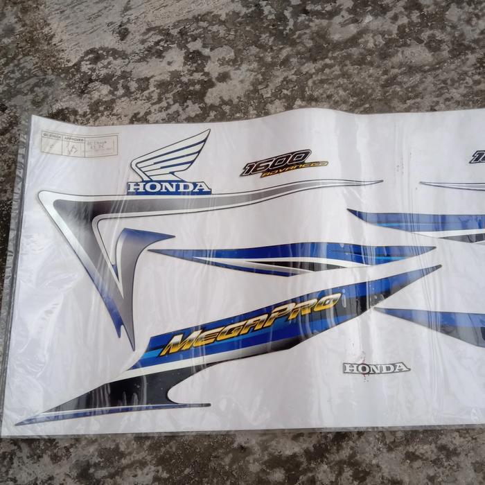 stripe sticker striping set honda megapro primus 2006 ori AHM OSEAN