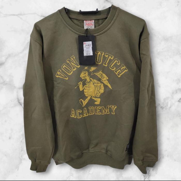 Sweater Crewneck Unisex 0880 Von Dutch Original | Kaos Lengan Panjang Pria Wanita | Sweatshirt Outer