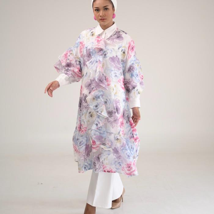 Elysium Dress  By The Pien Queen Casual Gaun Pesta Baju Kondangan Midi