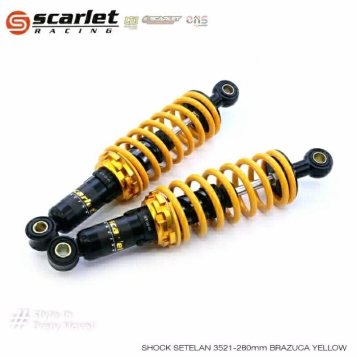 SHOCKBREAKER SHOCK ABSORBER BLKG 280MM ORIGINAL SCARLET SERI 3521