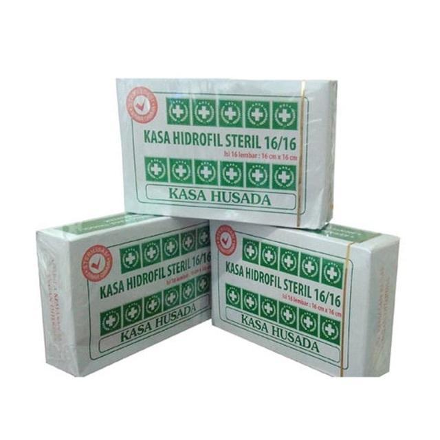 Kasa Hidrofil Steril 16X16 Kasa Husada L Kasa Steril Hidrophile