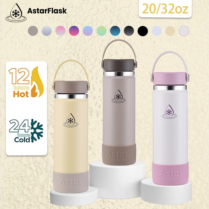 Astarflask Tumbler Tahan Panas Dingin 24 Jam Tumbler Star Tumbler Stainless Vacuum Botol Minum 1 Lit