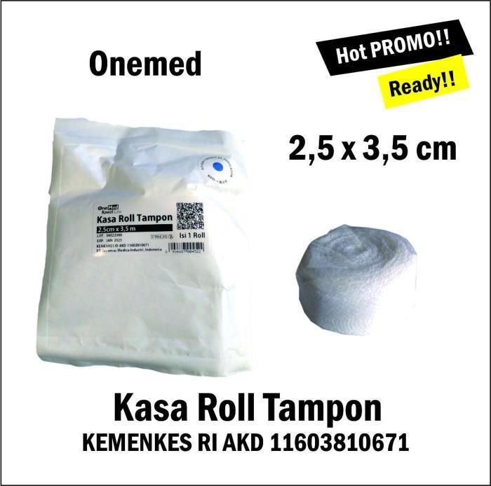 Kasa Roll Tampon Kasa Steril Onemed 2,5 cm x 3.5 m